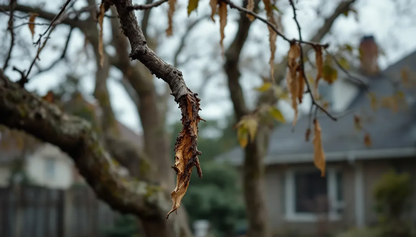 Elm Tree Pruning in Rochester