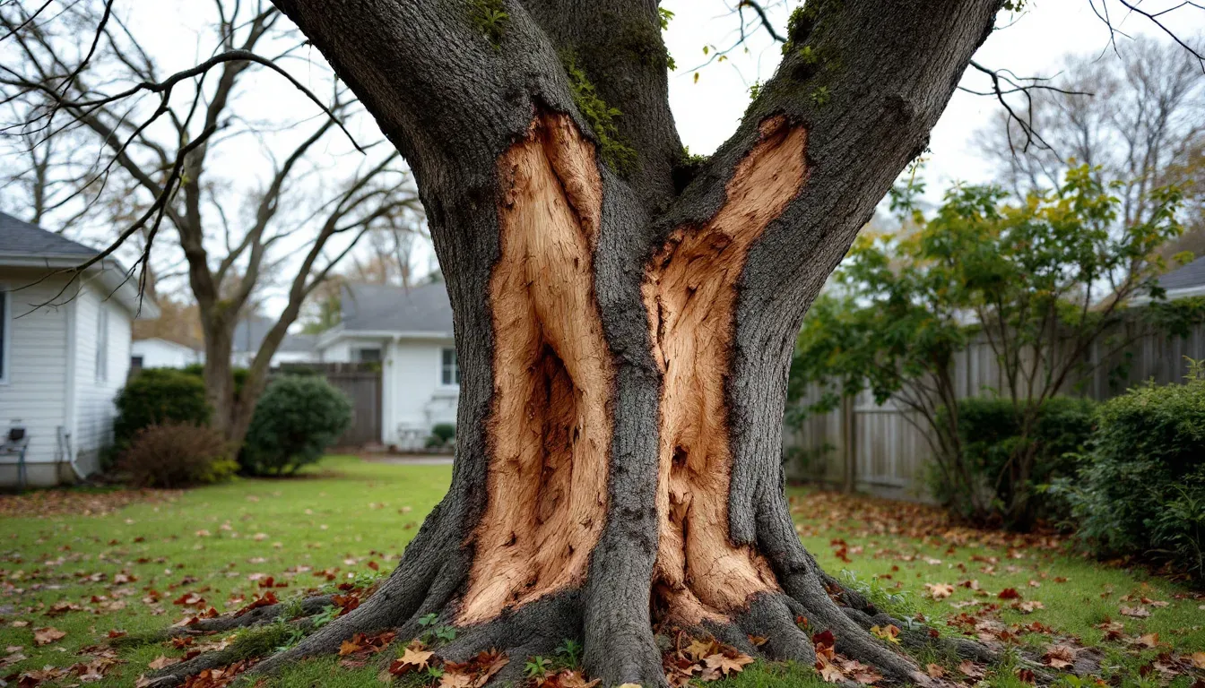 Tree Trimming Over Roof in Rochester