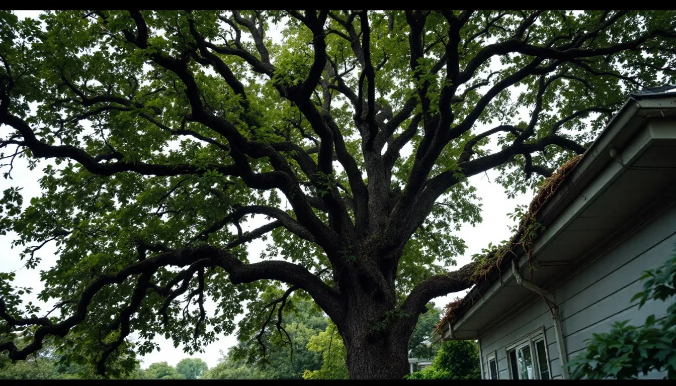 Lightning Struck Tree Trimming in Rochester